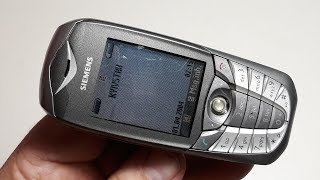 Siemens CX65 раритетный телефон 2004 года. Капсула времени