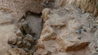 Место раскопок в Эль-Салт, где были обнаружены ископаемые экскременты неандертальцев