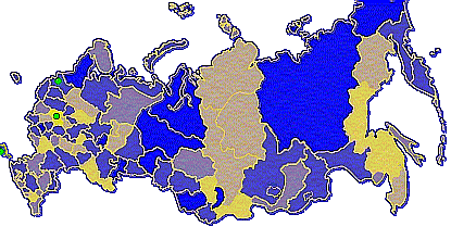 Карта регионов РФ