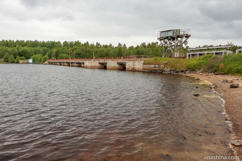 Гирвасская плотина, Карелия