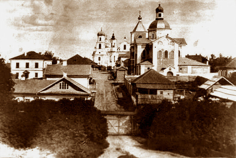 1872 Невель. Замковая улица. Вид от замка.jpg