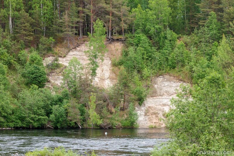 Обнажения, Карелия, Пальеозерская ГЭС, вулкан Гирвас