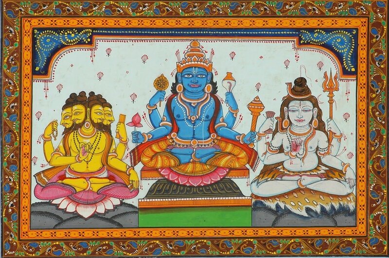 Тримурти: Брахма, Вишну и Шива