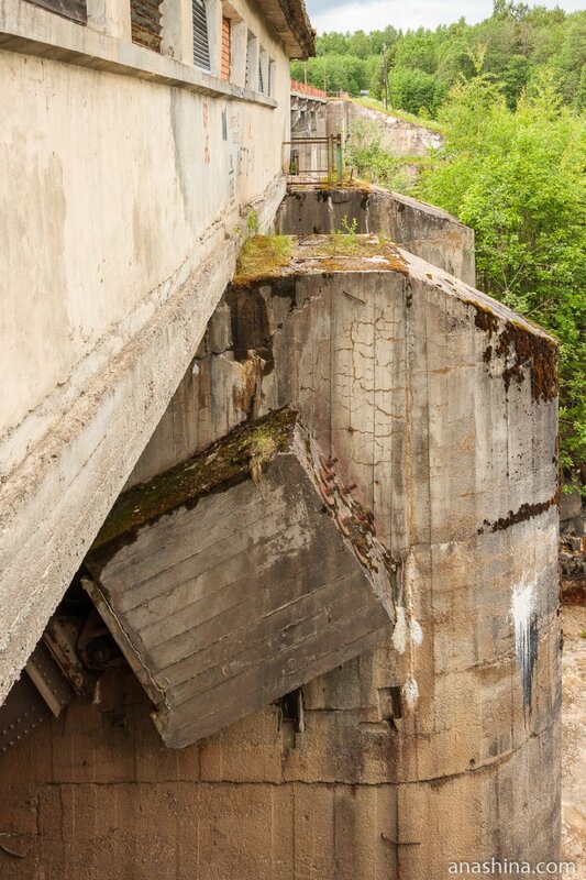 Гирвасская плотина, Карелия