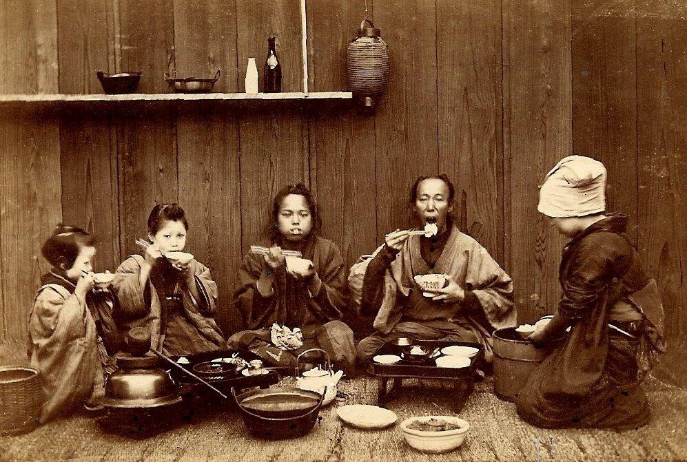 Old Japan.Время обеда