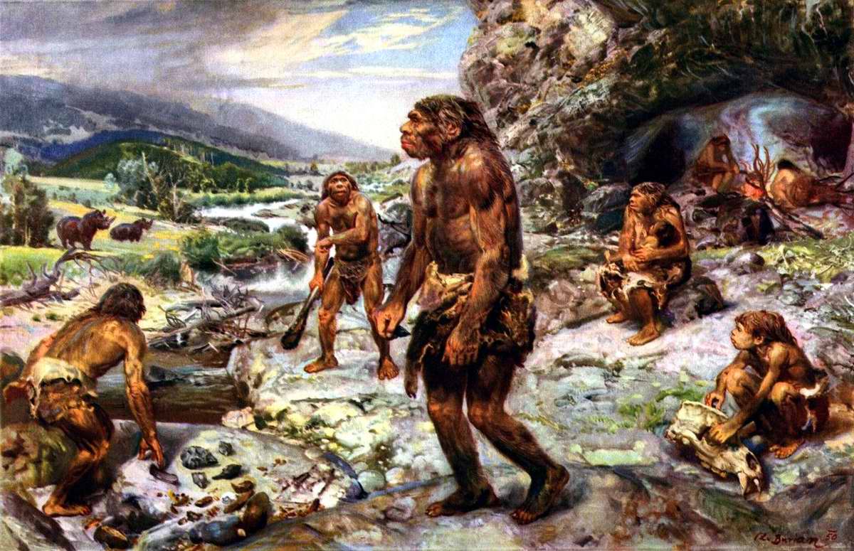 Неандертальцы - Зденек Буриан