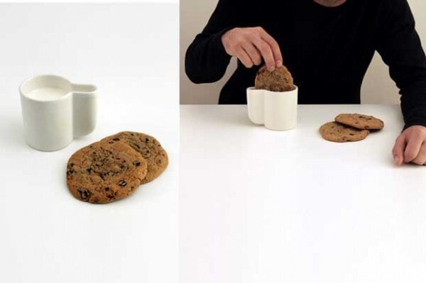 Cookie Dunking Mug - кружка для печенек. Наконец можно спокойно окунуть Ваше любимое печенье полностью