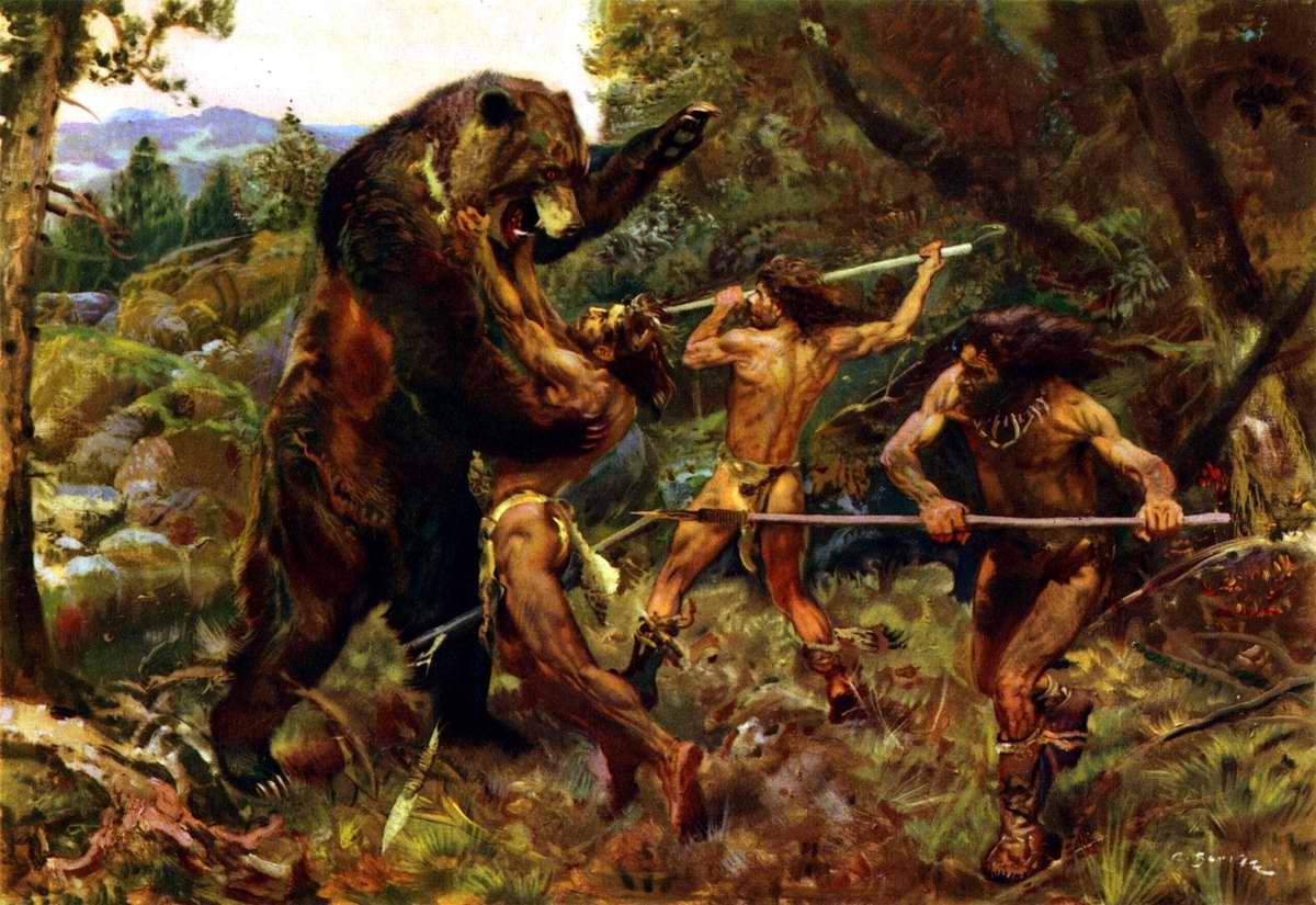 Охота на пещерного медведя - Зденек Буриан