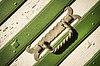 Металл ручка зеленые ворота | Фото