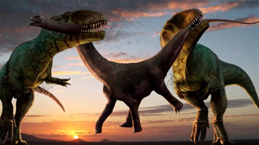 доисторические животные Гигантозавр