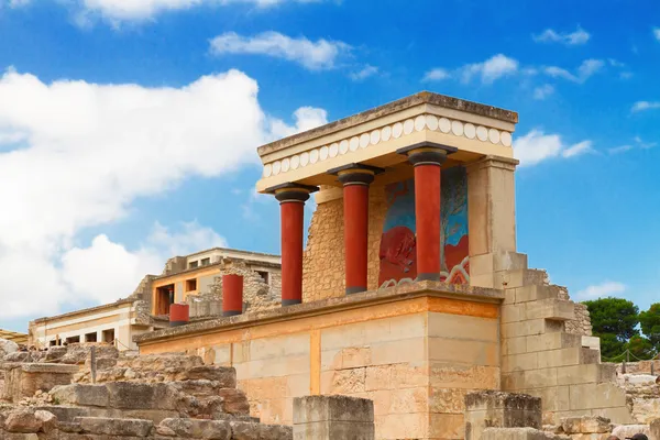 Кносский дворец на Крите, Греция — стоковое фото