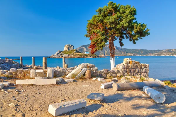 Древние руины на острове Кос — стоковое фото