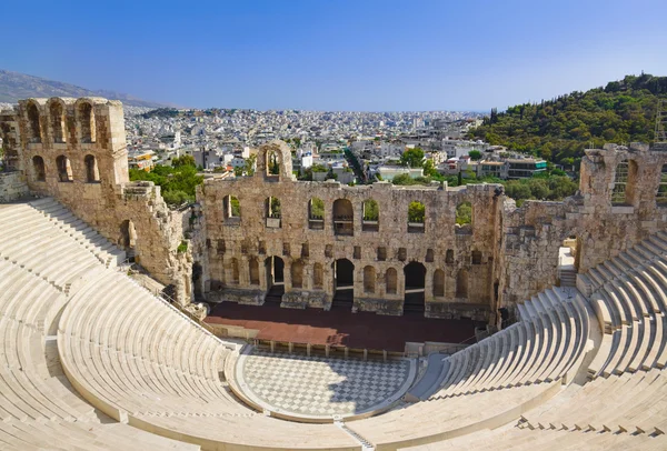 Театр Одеон в Афинах, Греция Лицензионные Стоковые Изображения