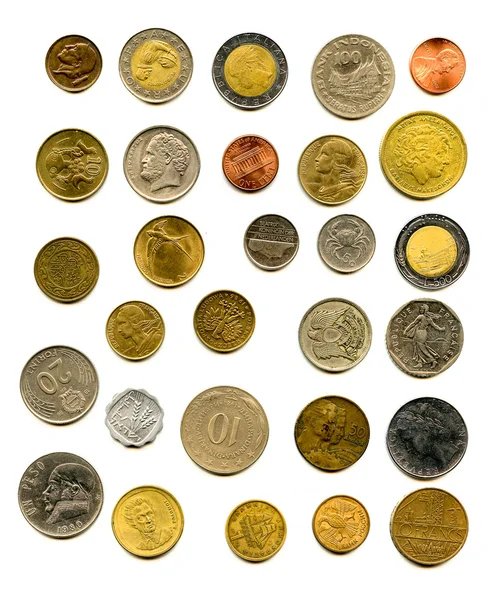 Монеты Стоковое Изображение