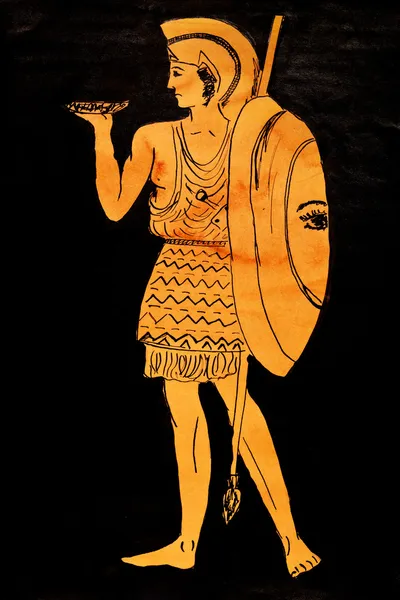 Древний воин Греции Лицензионные Стоковые Фото