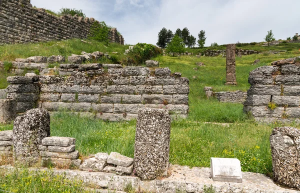 Руины Булевтерион в древней Додона, Эпир, Греция Лицензионные Стоковые Изображения