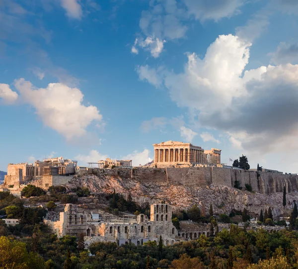 Парфенон, Афинский Акрополь, Афины, Греция Лицензионные Стоковые Фото