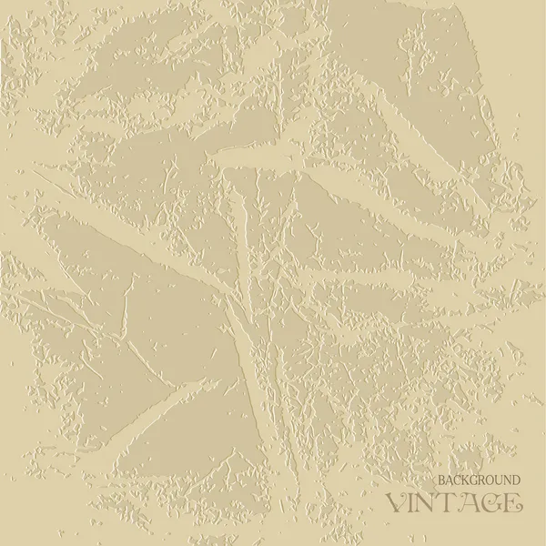 Бежевый фон с текстурированной штукатурки — стоковый вектор