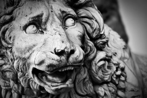 Древние скульптуры Льва Медичи — стоковое фото
