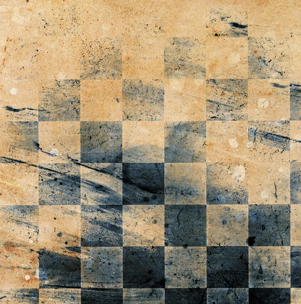 Шахматная доска фон с пятна — стоковое фото