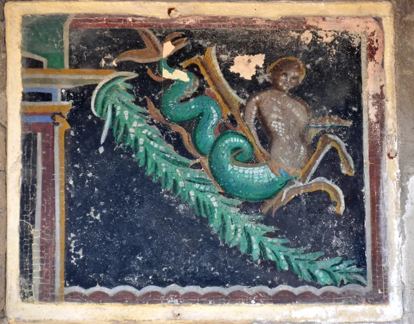 Имитация древней римской мозаики — стоковое фото
