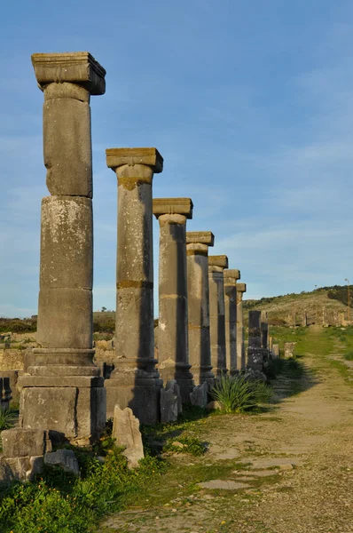 Руины древнего римского города — стоковое фото