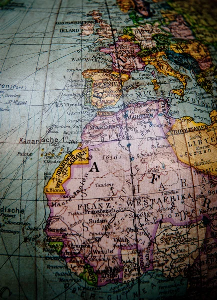 Глобус Северной Африки — стоковое фото