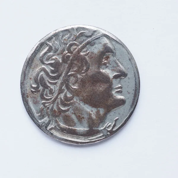 Старые греческие монеты Лицензионные Стоковые Изображения