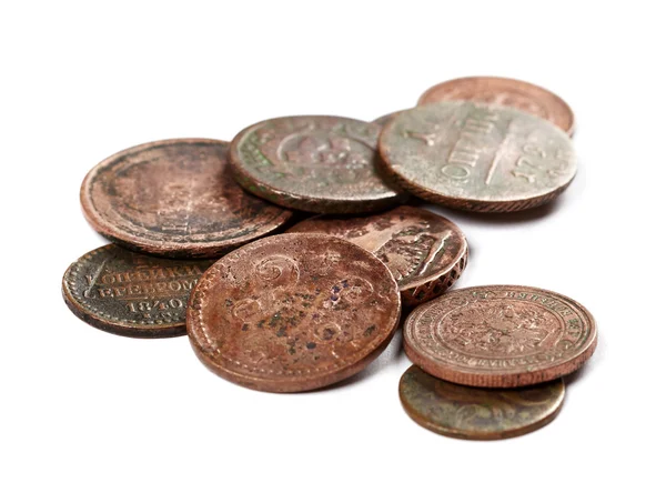 Старые монеты Стоковое Изображение