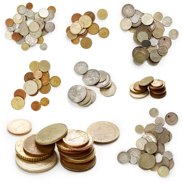 Старые монеты Лицензионные Стоковые Фото