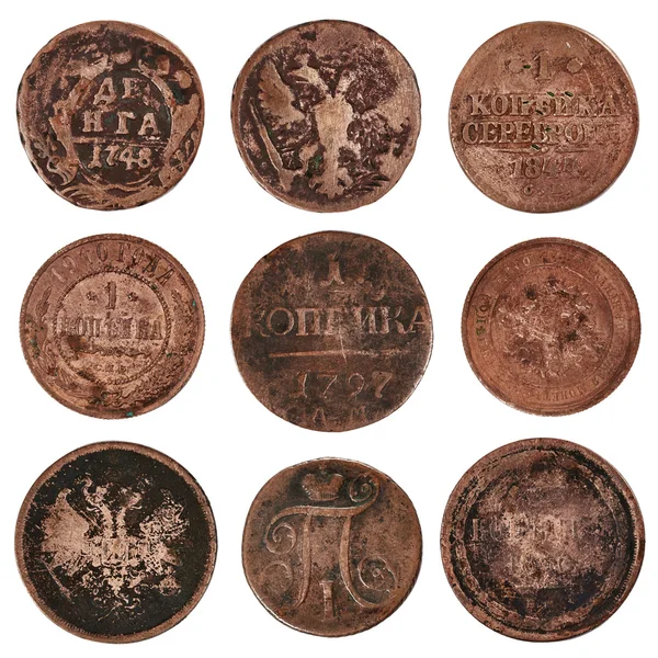 Старые монеты Стоковое Фото