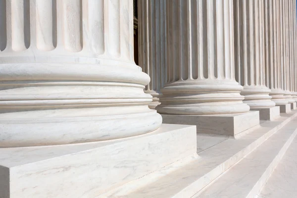 Верховный суд Соединенных Штатов столбцы строки — стоковое фото