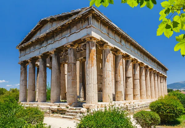 Храм Гефеста в Афинах Стоковое Фото