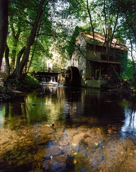 Германия, Нижняя Саксония, Валленхорст, водяная мельница — стоковое фото