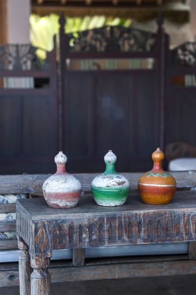 Три декоративные вазы Лицензионные Стоковые Фото