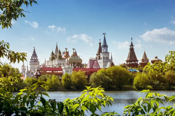 Красивый Русский пейзаж Измайловский Кремль Лицензионные Стоковые Фото