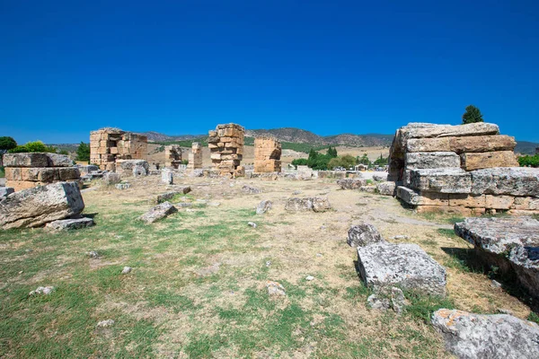 Древние руины в Хиераполис Стоковая Картинка