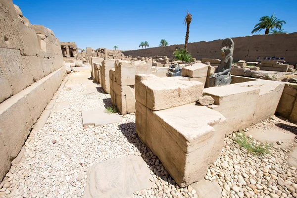 Древние Руины Карнакский Храм Египте Лицензионные Стоковые Фото