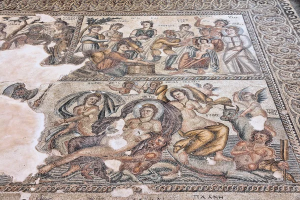 Искусство мозаики Пафоса — стоковое фото