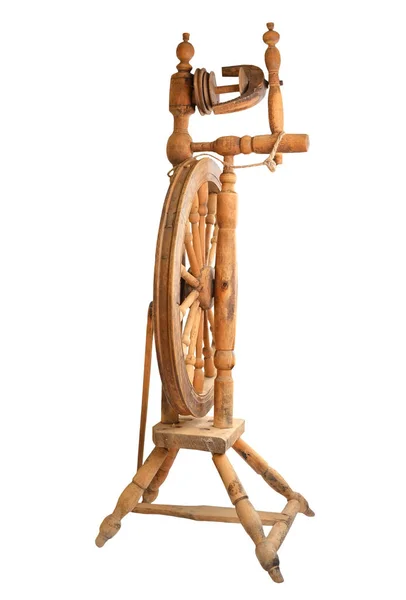 Деревянные закручивая колесо Стоковое Фото
