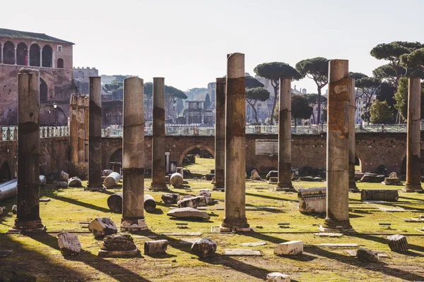 Прекрасный Римский Форум Руины Рим Италия — стоковое фото