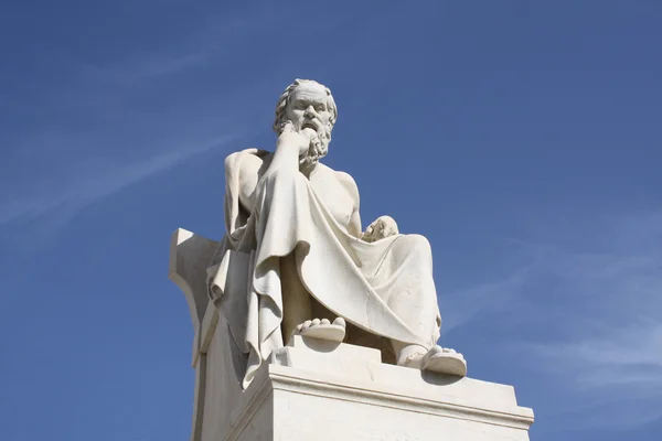 Статуя древнегреческого философа Сократа — стоковое фото