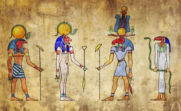 Египетские боги — стоковое фото