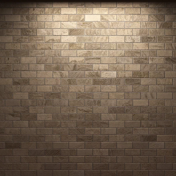 Освещенная каменная стена Стоковая Картинка