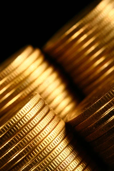 Золотые монеты Лицензионные Стоковые Изображения