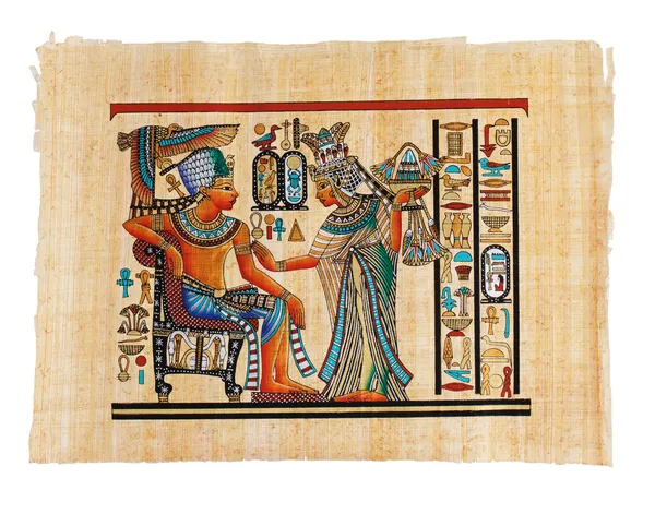Современные египетские пергамент копия — стоковое фото