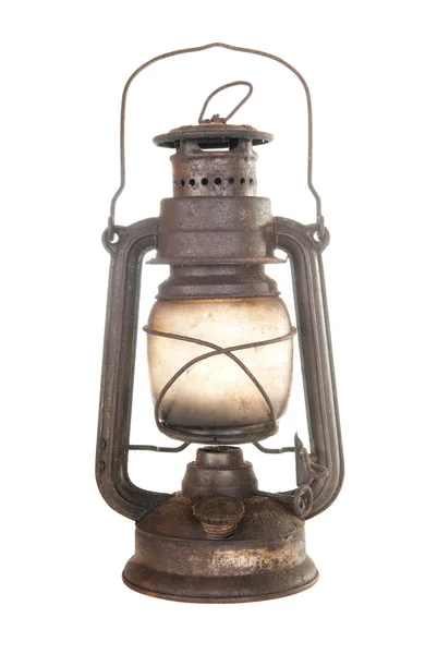 Старые ржавые Керосиновая лампа Лицензионные Стоковые Изображения