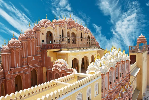 Hawa mahal, дворец ветров, Джайпура, Раджастхана, Индия Лицензионные Стоковые Фото