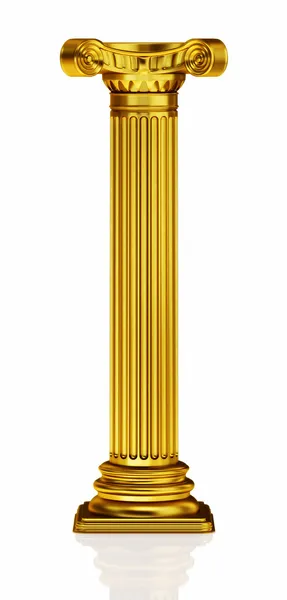 Золотая 3-я колонна — стоковое фото