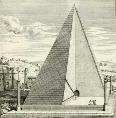 пирамида Цестия, мавхолей Цестия, рим